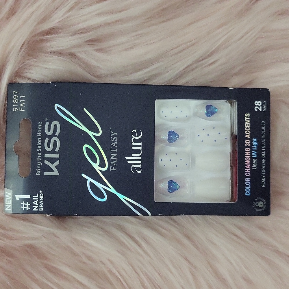 Brand New KISS GEL FANTASY ALLURE False Nails-S